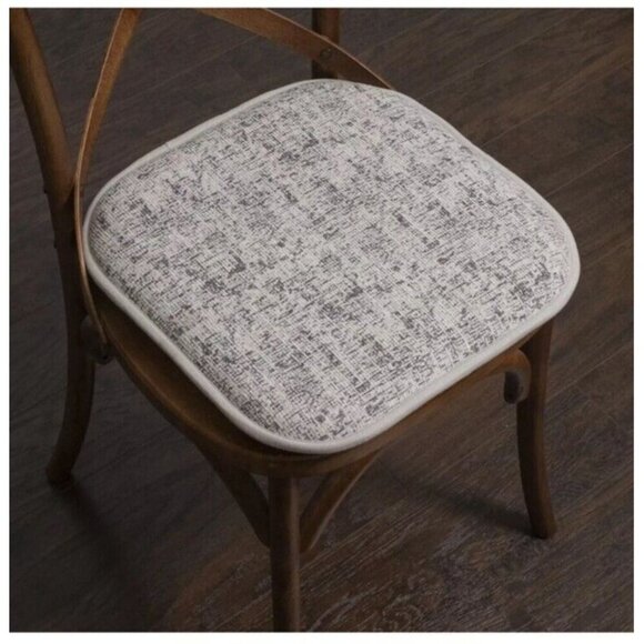 Broadway Memory Chair Foam Cushion Sweet Home Collection Black White 2 Pack - Picture 3 of 9